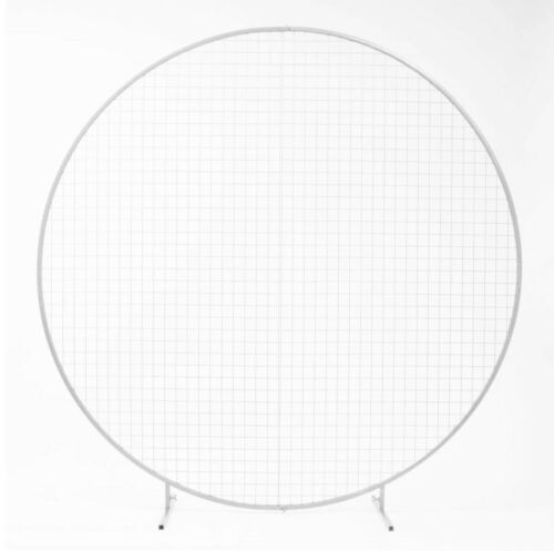 (image for) Round White Mesh Hoop (2m) - Click Image to Close